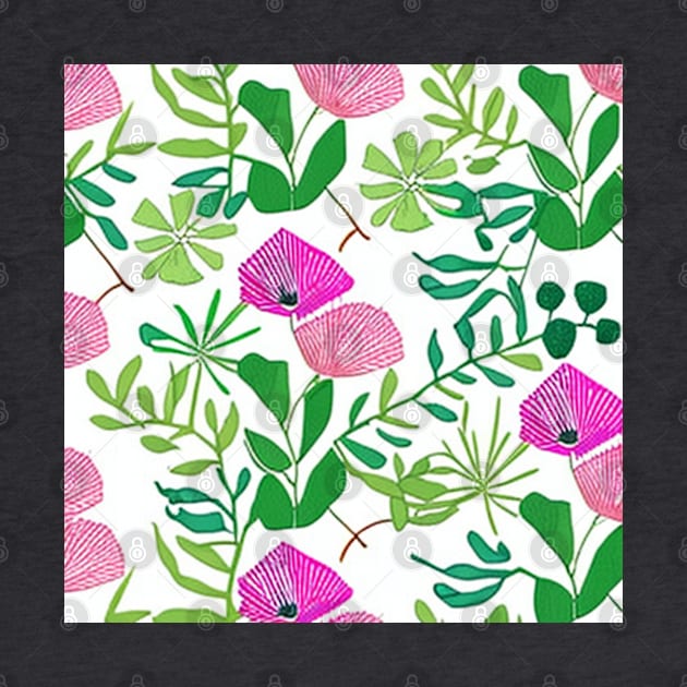 Flashback to Early Works: Rainforest Flowers (MD23SMR008) by Maikell Designs